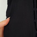Second-Hand - Witchery Black Ladder Lace Layered Top Size 4 - SwapUp