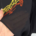 Second-Hand - Karen Millen Semi Sheer Jaguar Embroidery Shirt Size 6 - SwapUp
