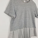 Second-Hand - Country Road Grey Pleat Detail Top Size S - SwapUp
