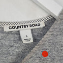 Second-Hand - Country Road Grey Pleat Detail Top Size S - SwapUp