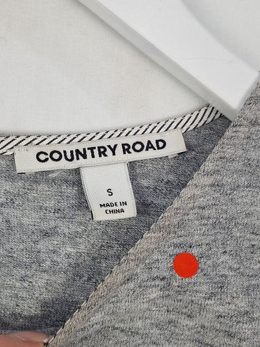 Second-Hand - Country Road Grey Pleat Detail Top Size S - SwapUp