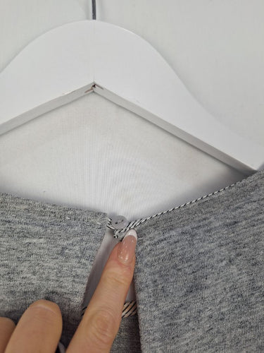 Second-Hand - Country Road Grey Pleat Detail Top Size S - SwapUp