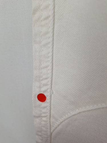 Second-Hand - Boho Bird White Denim Pull On Pants Size 22 - SwapUp