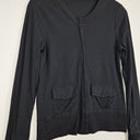 Second-Hand - Metalicus Snap Button Stretchy Cardigan Size M - SwapUp