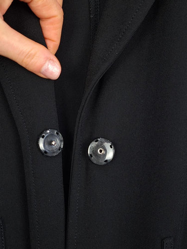 Second-Hand - Bylyse Black Collar Work Jacket Size S - SwapUp
