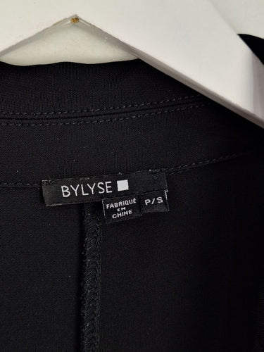 Second-Hand - Bylyse Black Collar Work Jacket Size S - SwapUp
