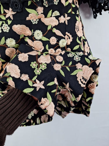 Second-Hand - Rodeo Show Floral Lace Flutter Playsuit Size 8 - SwapUp