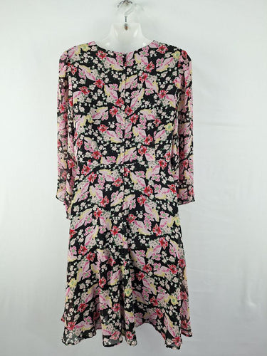Second-Hand - Alannah Hill Open Bell Sleeve Spring Dress Size 12 - SwapUp