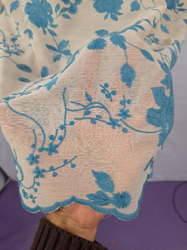 Second-Hand - Rodeo Show Embroidered Off Shoulder Spring Dress Size 8 - SwapUp