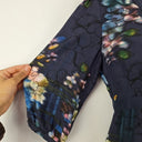 Second-Hand - Saba Hand Drawn Flower Silk Midi Dress Size 8 - SwapUp