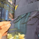 Second-Hand - Saba Hand Drawn Flower Silk Midi Dress Size 8 - SwapUp