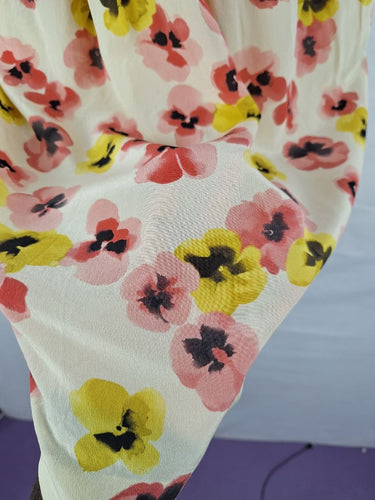 Second-Hand - Moschino Cheap and Chic Silk Sweet Violet Midi Dress Size S - SwapUp