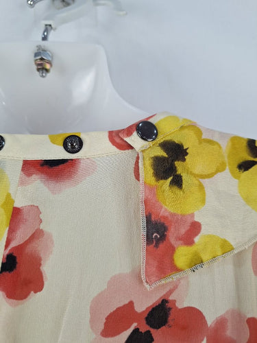Second-Hand - Moschino Cheap and Chic Silk Sweet Violet Midi Dress Size S - SwapUp