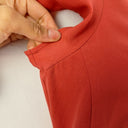 Second-Hand - Princess Highway Tomato Pleated Tied Midi Dress Size 8 - SwapUp