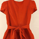 Second-Hand - Princess Highway Tomato Pleated Tied Midi Dress Size 8 - SwapUp