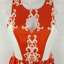 Second-Hand - Assorted Brands Burnt Orange Skater Mini Dress Size 8 - SwapUp