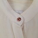 Second-Hand - Ginger & Smart Elegant Cream Split Back Blouse Size 6 - SwapUp