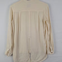 Second-Hand - Ginger & Smart Elegant Cream Split Back Blouse Size 6 - SwapUp