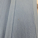 Second-Hand - Minima Sky Blue Ribbed Rectangle Neck Top Size 10 - SwapUp