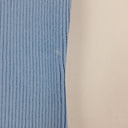 Second-Hand - Minima Sky Blue Ribbed Rectangle Neck Top Size 10 - SwapUp
