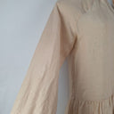 Second-Hand - Arket Blush Voluminous Tiered Linen Maxi Dress Size S - SwapUp