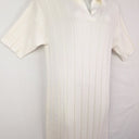 Second-Hand - Morrison Wide Ribbed Crisp White Dress Size 14 - SwapUp