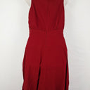 Second-Hand - Cue Ruby Red Neck Tie Mini Dress Size 8 - SwapUp