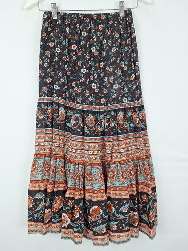 Second-Hand - Bohemian Floaty Midi Skirt Size - SwapUp