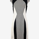 Second-Hand - Karen Millen Gingham Panelled Work Midi Dress Size 8 - SwapUp