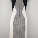 Second-Hand - Karen Millen Gingham Panelled Work Midi Dress Size 8 - SwapUp