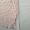 Second-Hand - Cue Pink Gingham Pleat Detail Midi Dress Size 6 - SwapUp