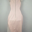 Second-Hand - Cue Pink Gingham Pleat Detail Midi Dress Size 6 - SwapUp