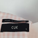 Second-Hand - Cue Pink Gingham Pleat Detail Midi Dress Size 6 - SwapUp