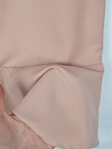 Second-Hand - Farage Salmon Trumpet Midi Skirt Size 8 - SwapUp