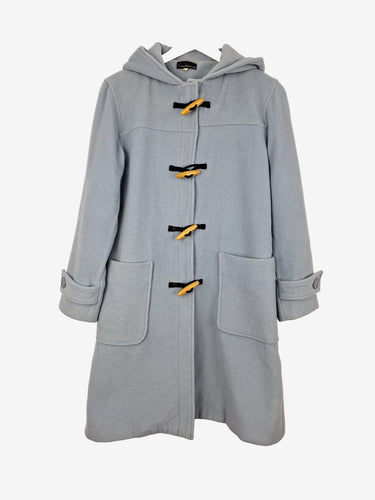 Smitten Cornflower Wool Cashmere Blend Long Coat Size 8