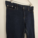 Second-Hand - Bettina Liano Dark Denim Contrast Stitch Jeans Size 14 - SwapUp
