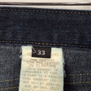 Second-Hand - Bettina Liano Dark Denim Contrast Stitch Jeans Size 14 - SwapUp