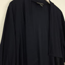 Second-Hand - Frank Lyman Navy Pixie Hem Flowy Jacket Size 6 - SwapUp