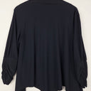Second-Hand - Frank Lyman Navy Pixie Hem Flowy Jacket Size 6 - SwapUp