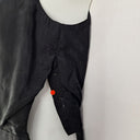 Second-Hand - Satch Gathered Neckline Mini Black Dress Size 10 - SwapUp