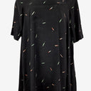 Second-Hand - Des Petits Hauts Magic Feather Silk Mini Dress Size 14 - SwapUp
