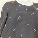 Second-Hand - Des Petits Hauts Magic Feather Silk Mini Dress Size 14 - SwapUp