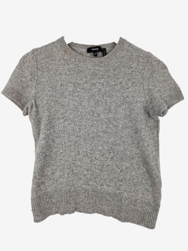 Theory Cashmere Knit Crewneck T-shirt Size M