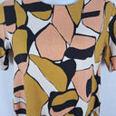 Second-Hand - Olga De Polga Earthy Organic Shapes Midi Dress Size S - SwapUp