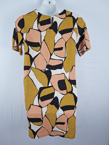 Second-Hand - Olga De Polga Earthy Organic Shapes Midi Dress Size S - SwapUp
