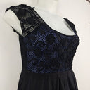 Second-Hand - Nougat London Crochet Floral Bust Pleat Midi Dress Size 12 - SwapUp