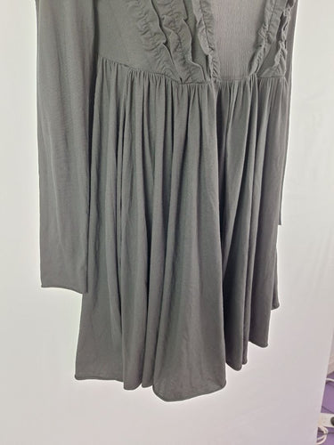 Second-Hand - Twinset Ruffle Bodice Mini Dress Size L - SwapUp