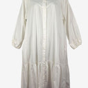 Second-Hand - Rowie Maxi Tiered Button Down Dress Size M - SwapUp
