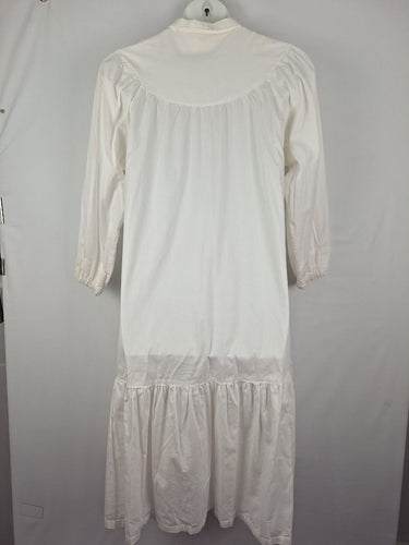 Second-Hand - Rowie Maxi Tiered Button Down Dress Size M - SwapUp