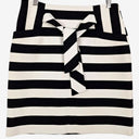 Second-Hand - Karen Millen Striped Tied Waist Office Skirt Size 14 - SwapUp